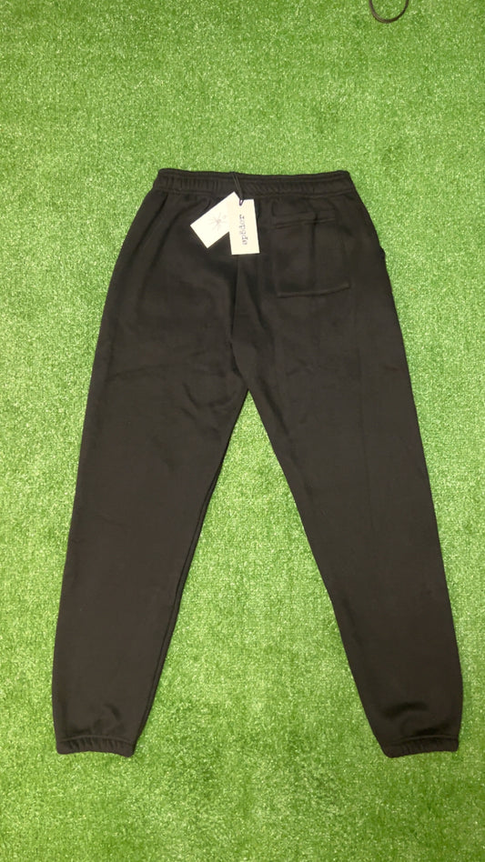 Black & Pink '555' Angel Number Sp5 Sweatpants