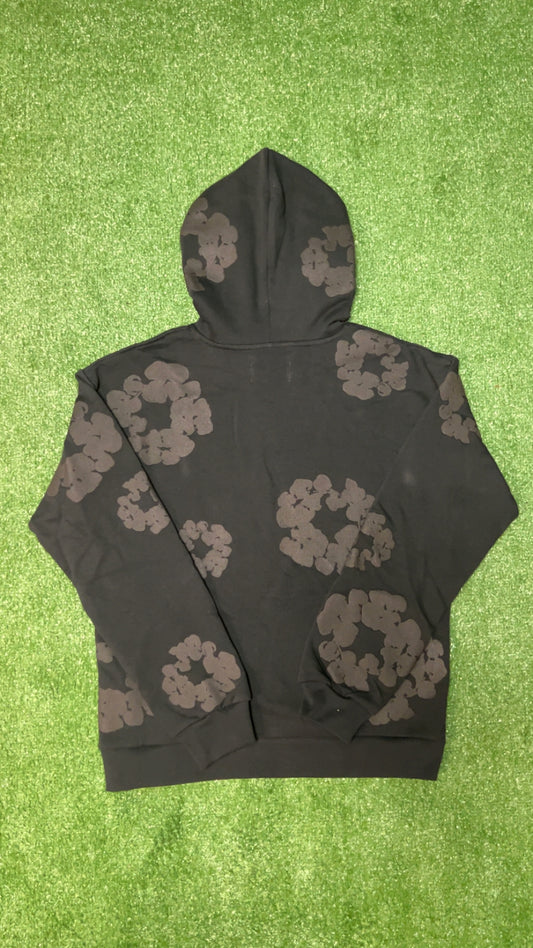 Black Mono Denim Tears Hoodie