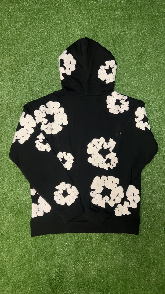 Black & White Denim Tears Hoodie