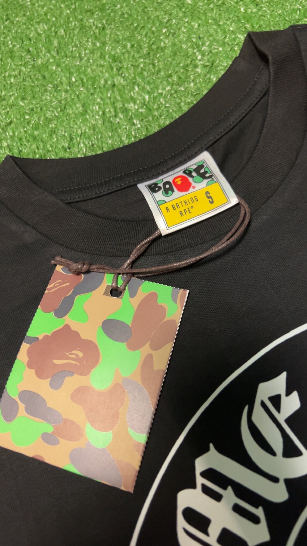 Black & White Chrome/Bape T-Shirt Collab