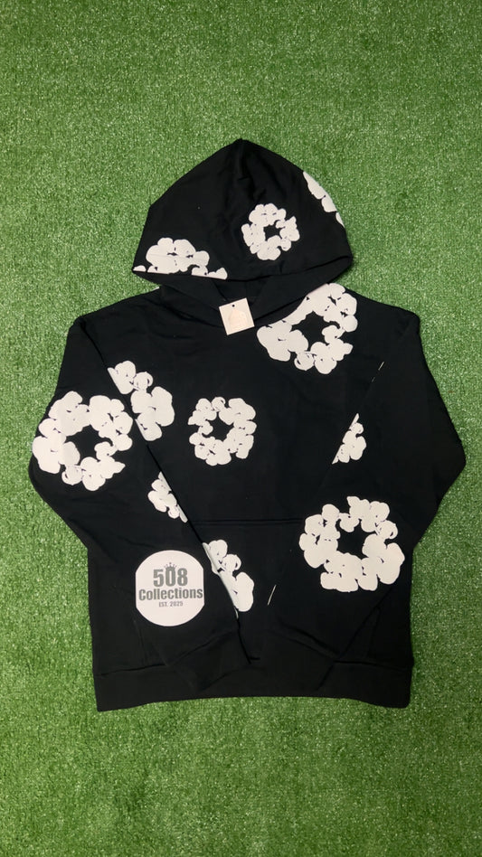 Black & White Denim Tears Hoodie